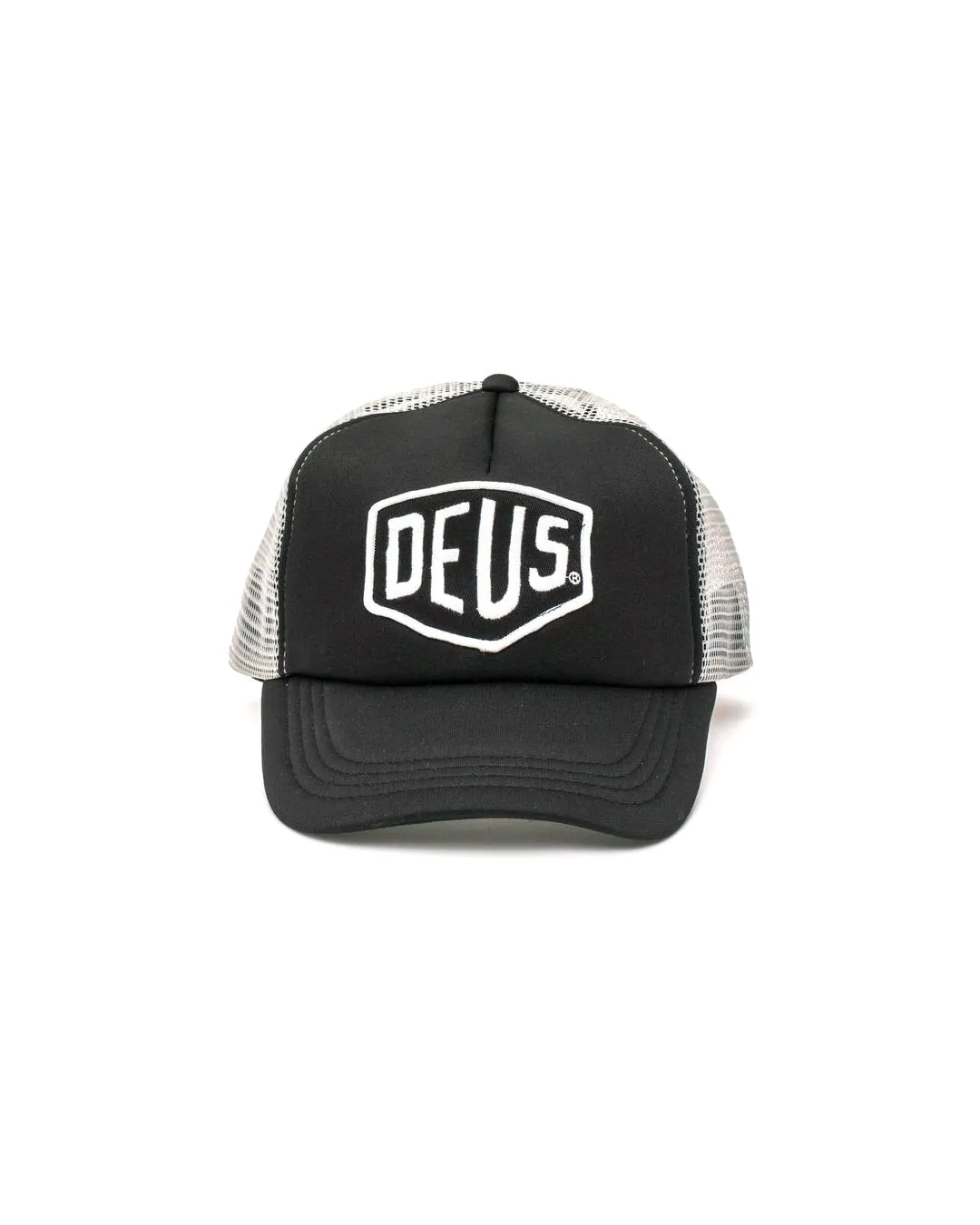 Baylands Trucker Hat - Black-Grey w/ Grey Mesh sold by Deus Ex Machina product image thumbnail 3