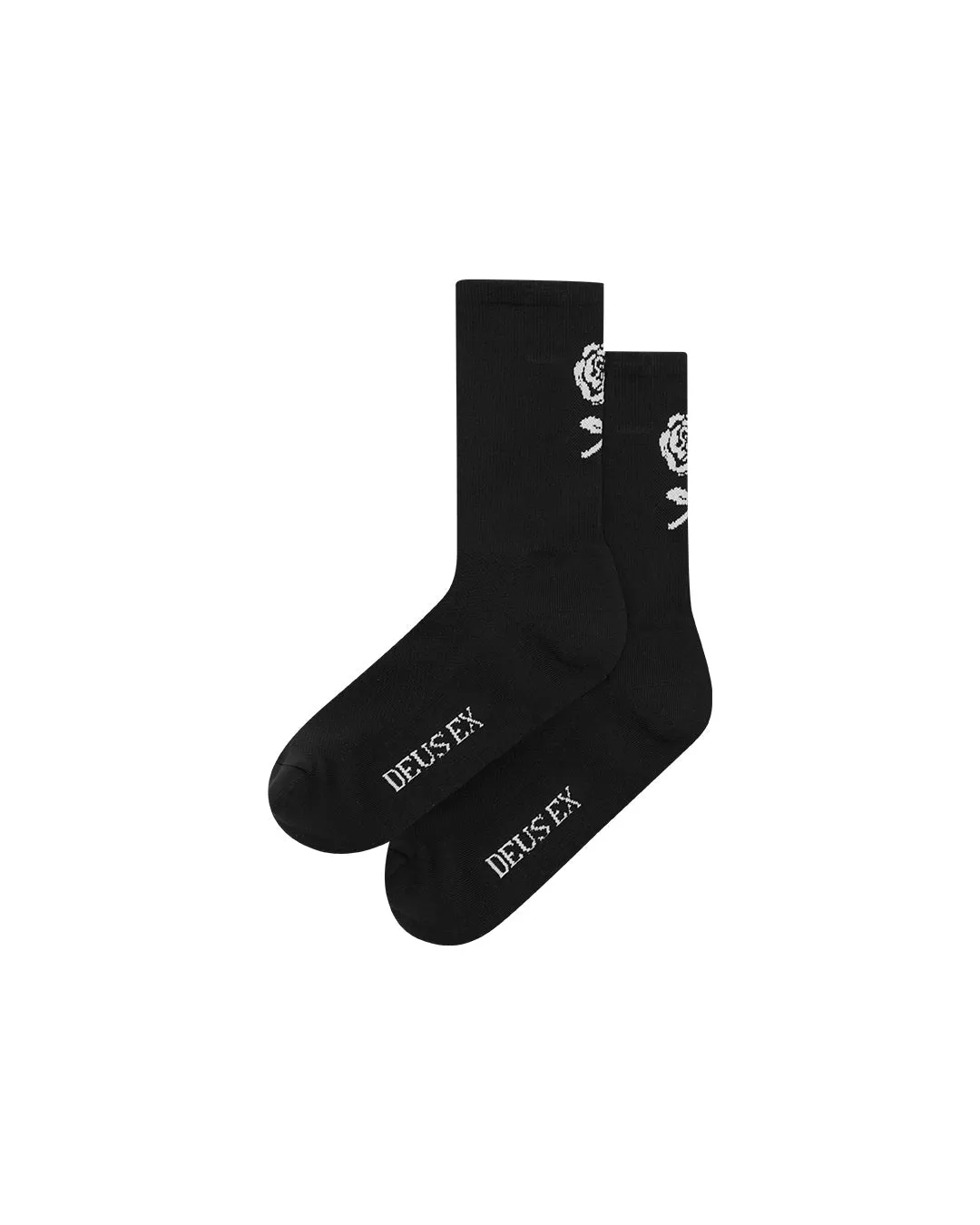 Deus Ex Attaquer Rose Socks - Black sold by Deus Ex Machina product image thumbnail 3