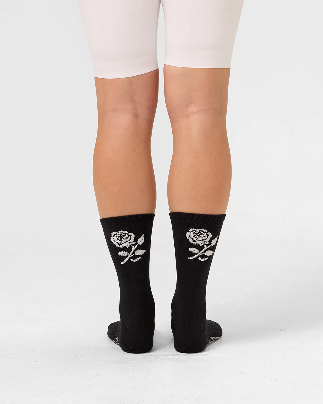 Deus Ex Attaquer Rose Socks - Black sold by Deus Ex Machina
