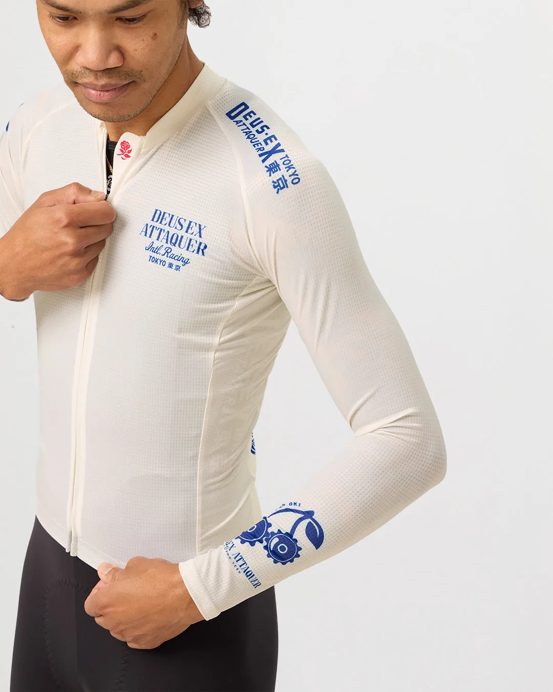 Deus Ex Attaquer Knocker Long Sleeve Jersey - Grey sold by Deus Ex Machina product image thumbnail 5