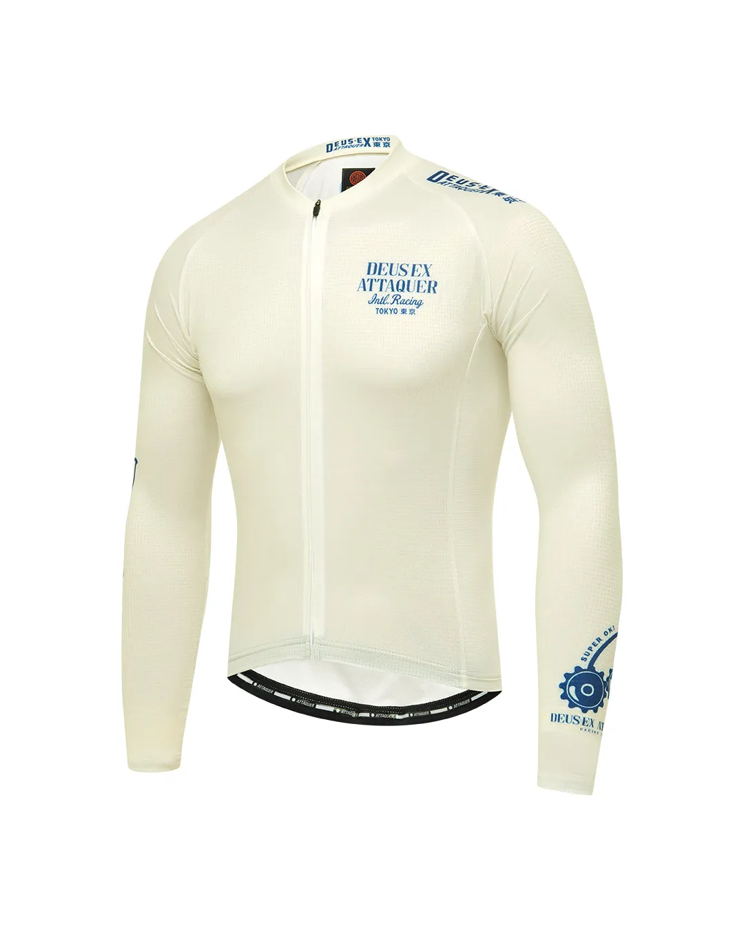 Deus Ex Attaquer Knocker Long Sleeve Jersey - Grey sold by Deus Ex Machina product image thumbnail 3