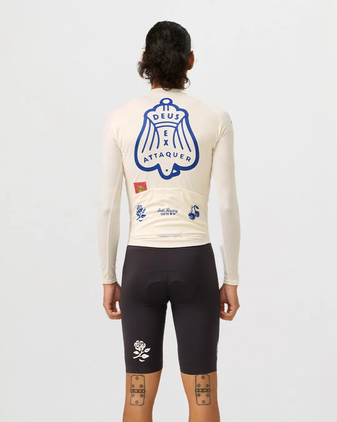 Deus Ex Attaquer Knocker Long Sleeve Jersey - Grey sold by Deus Ex Machina