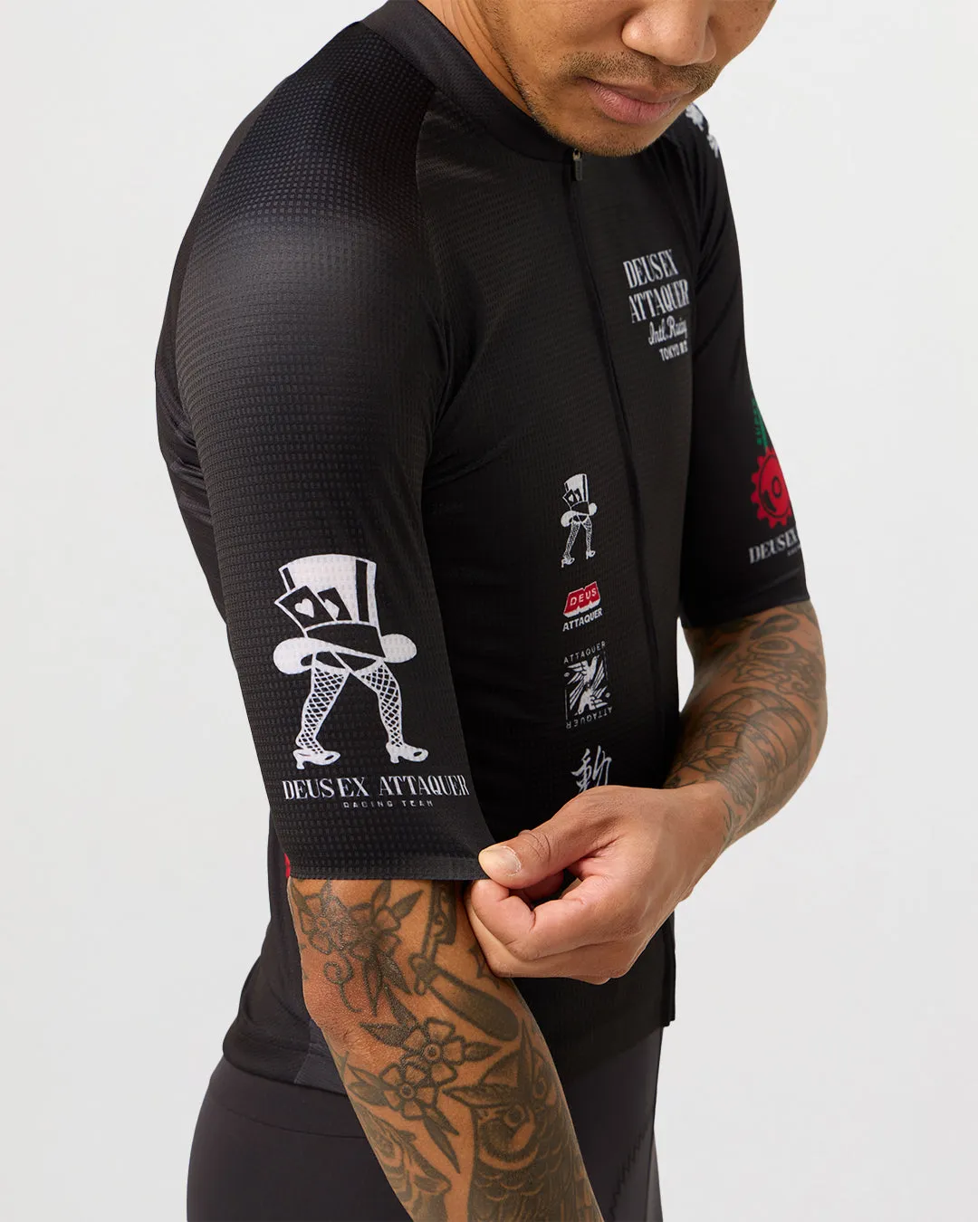 Deus Ex Attaquer Rose Jersey - Black sold by Deus Ex Machina product image thumbnail 4