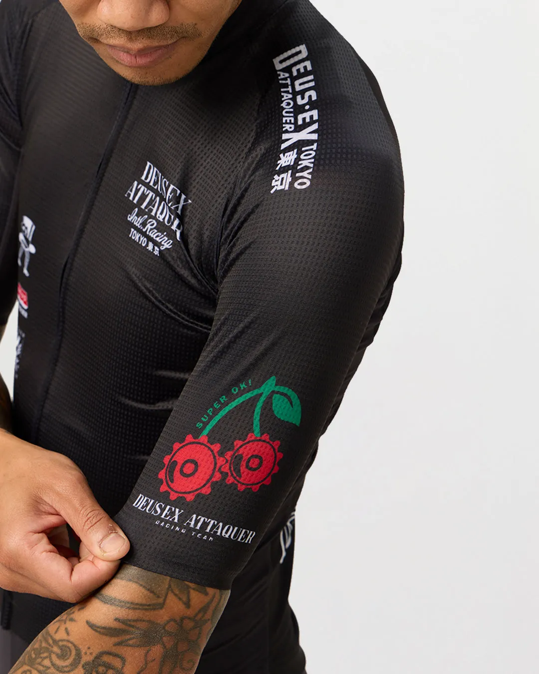 Deus Ex Attaquer Rose Jersey - Black sold by Deus Ex Machina product image thumbnail 5