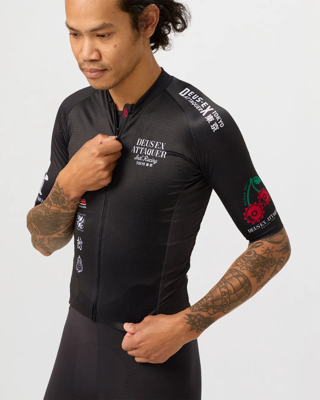 Deus Ex Attaquer Rose Jersey - Black sold by Deus Ex Machina product image thumbnail 2