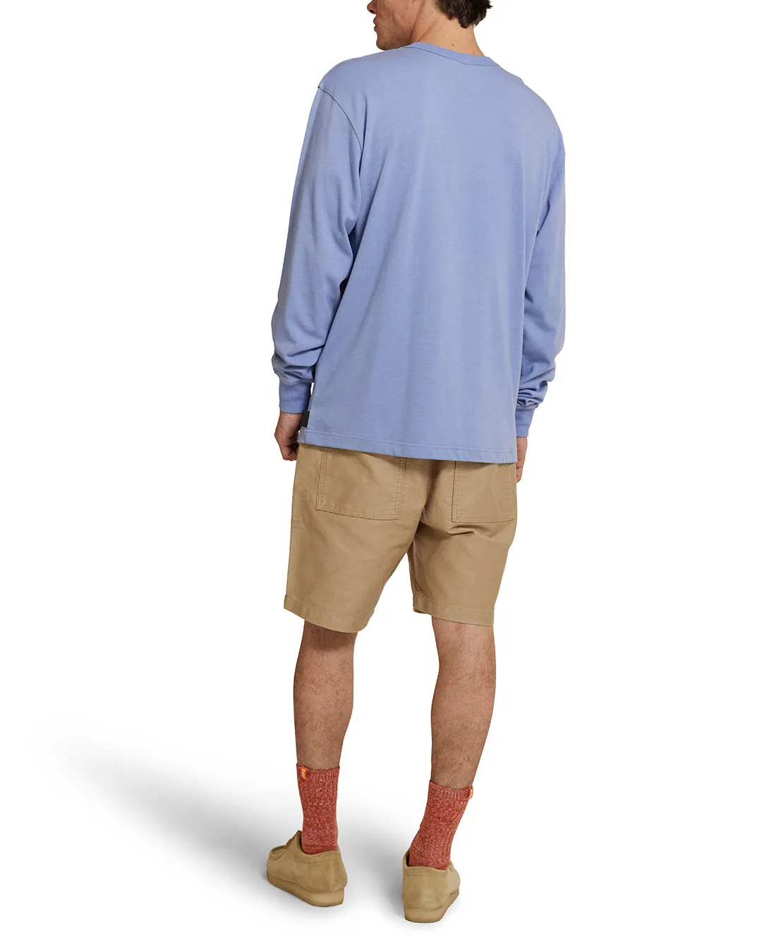 Docker Long Sleeve Cordura Tee - Forever Blue sold by Deus Ex Machina product image thumbnail 4