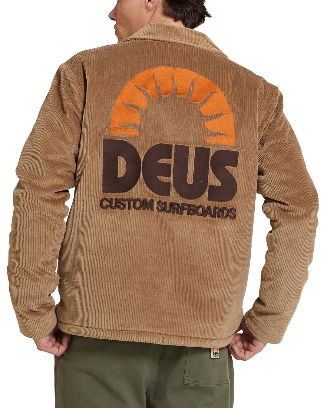 Stokes Coach Jacket - Khaki sold by Deus Ex Machina product image thumbnail 2