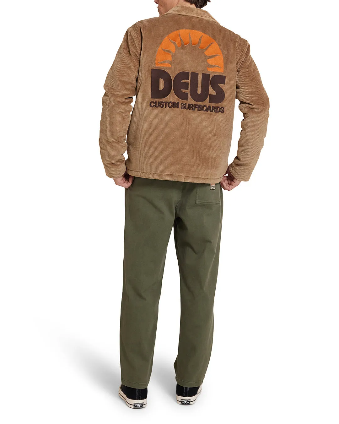 Stokes Coach Jacket - Khaki sold by Deus Ex Machina product image thumbnail 5