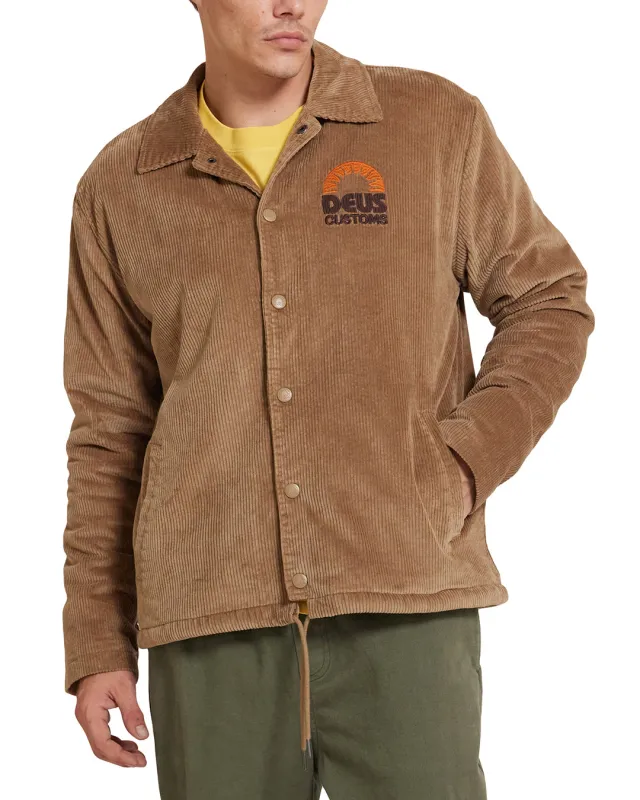Stokes Coach Jacket - Khaki sold by Deus Ex Machina