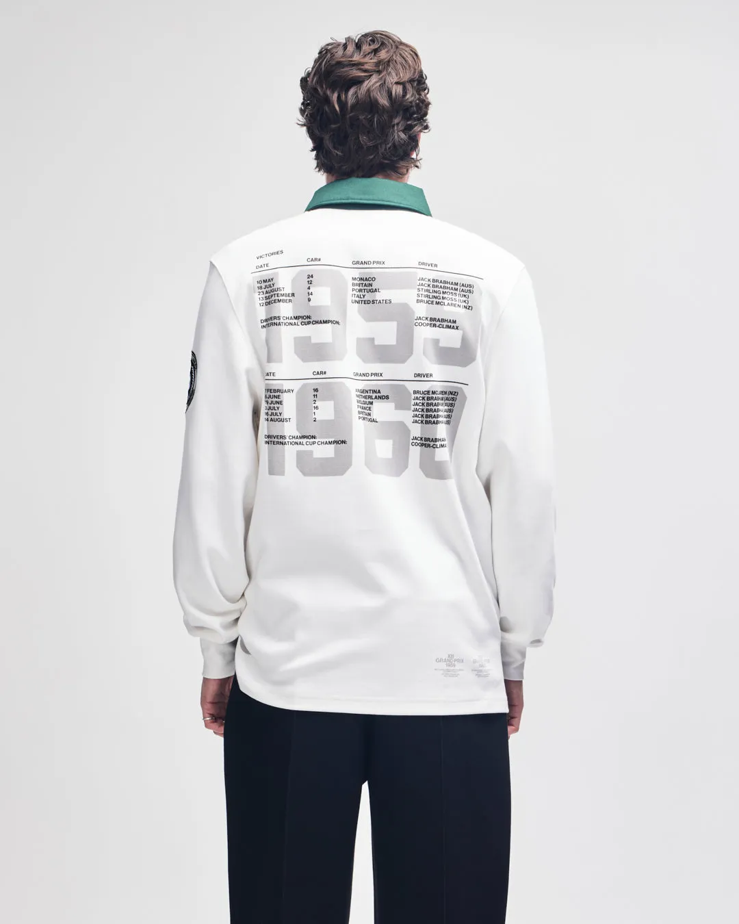Grand Prix Polo - Vintage White sold by Deus Ex Machina product image thumbnail 3