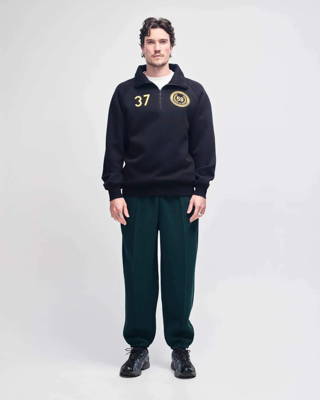 Cc 1/4 Zip Fleece - Black sold by Deus Ex Machina product image thumbnail 5