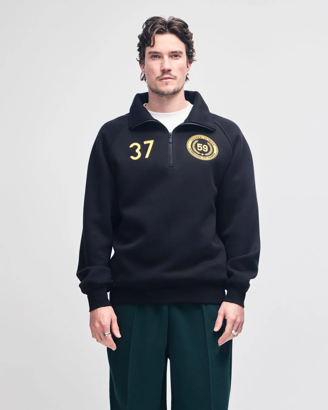 Cc 1/4 Zip Fleece - Black sold by Deus Ex Machina