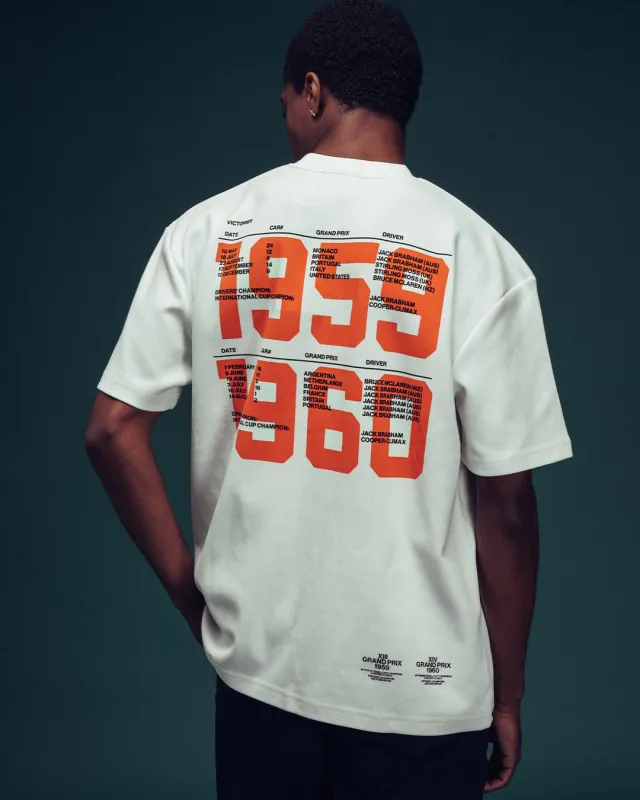 Grand Prix Tee - Vintage White sold by Deus Ex Machina