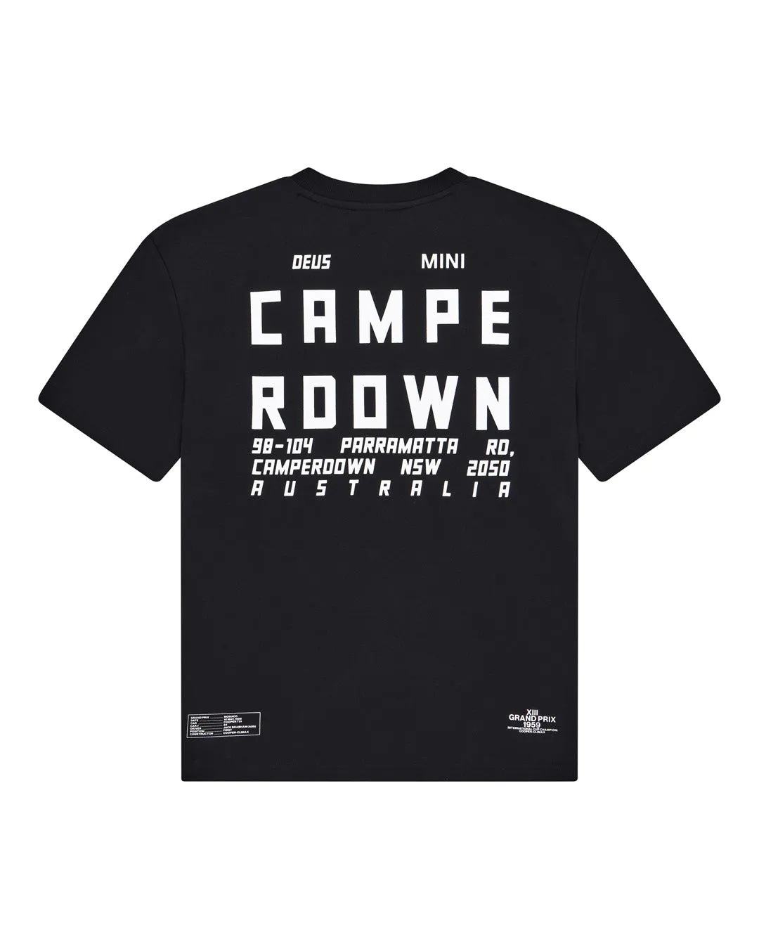 Camperdown Address Tee - Black sold by Deus Ex Machina product image thumbnail 4