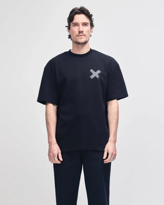 Camperdown Address Tee - Black made by Deus Ex Machina