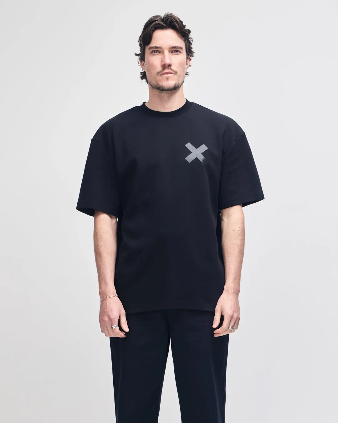 Camperdown Address Tee - Black sold by Deus Ex Machina