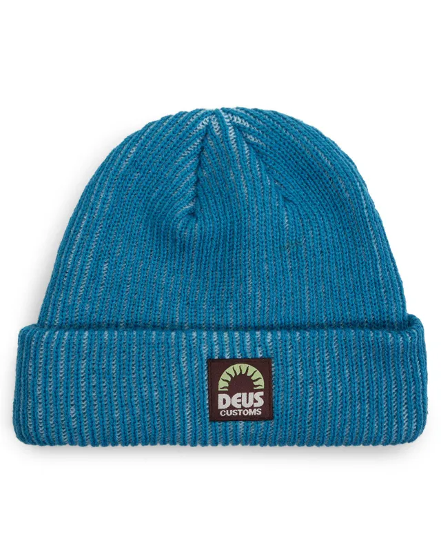 Melody 2-Tone Beanie - Wave Ride Blue sold by Deus Ex Machina
