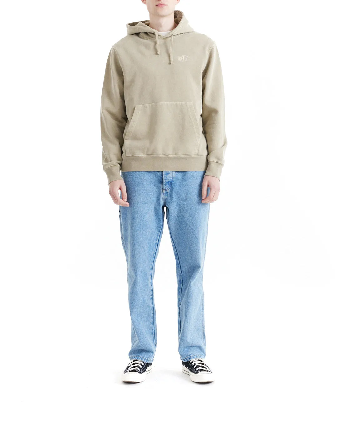 Shield Garment Dyed Hoodie - Safari sold by Deus Ex Machina product image thumbnail 3