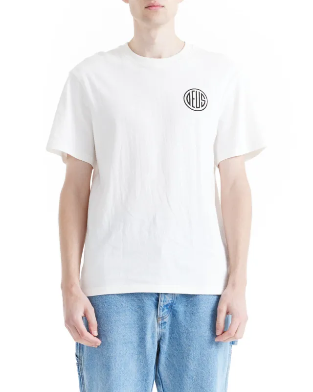 Pill Logo Tee - Vintage White sold by Deus Ex Machina