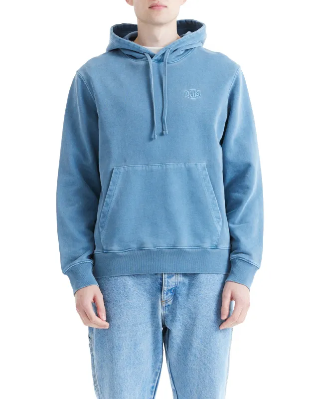 Shield Garment Dyed Hoodie - Legion Blue sold by Deus Ex Machina