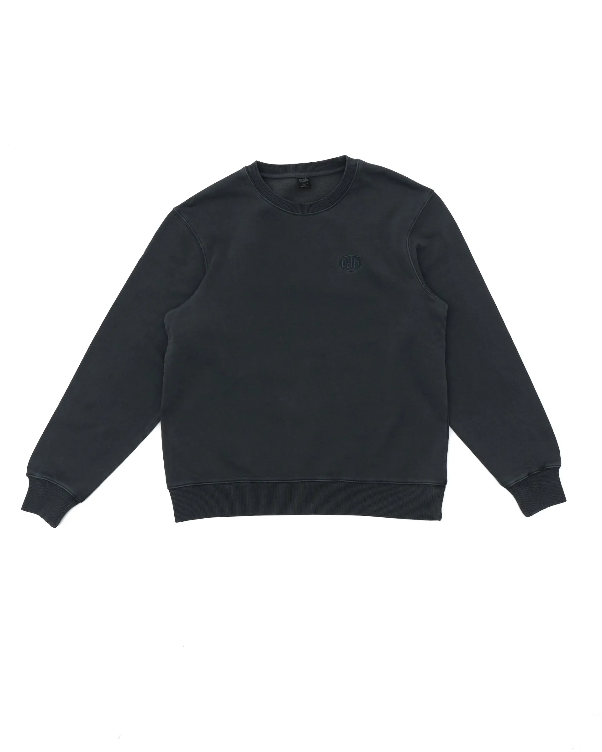 Shield Garment Dyed Crew - Anthracite sold by Deus Ex Machina product image thumbnail 5
