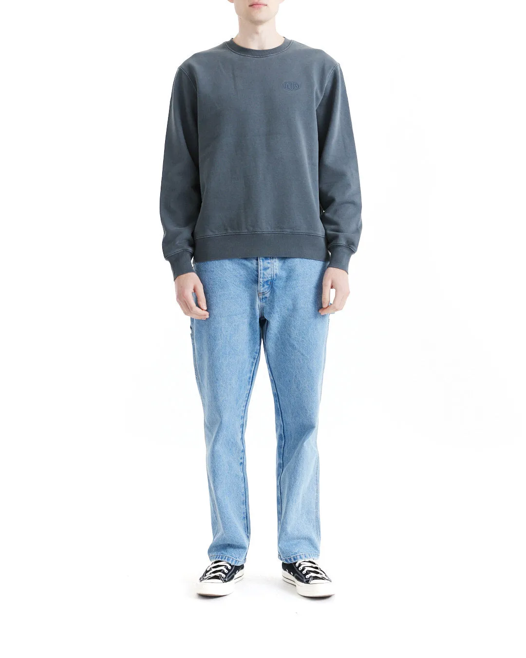 Shield Garment Dyed Crew - Anthracite sold by Deus Ex Machina product image thumbnail 3