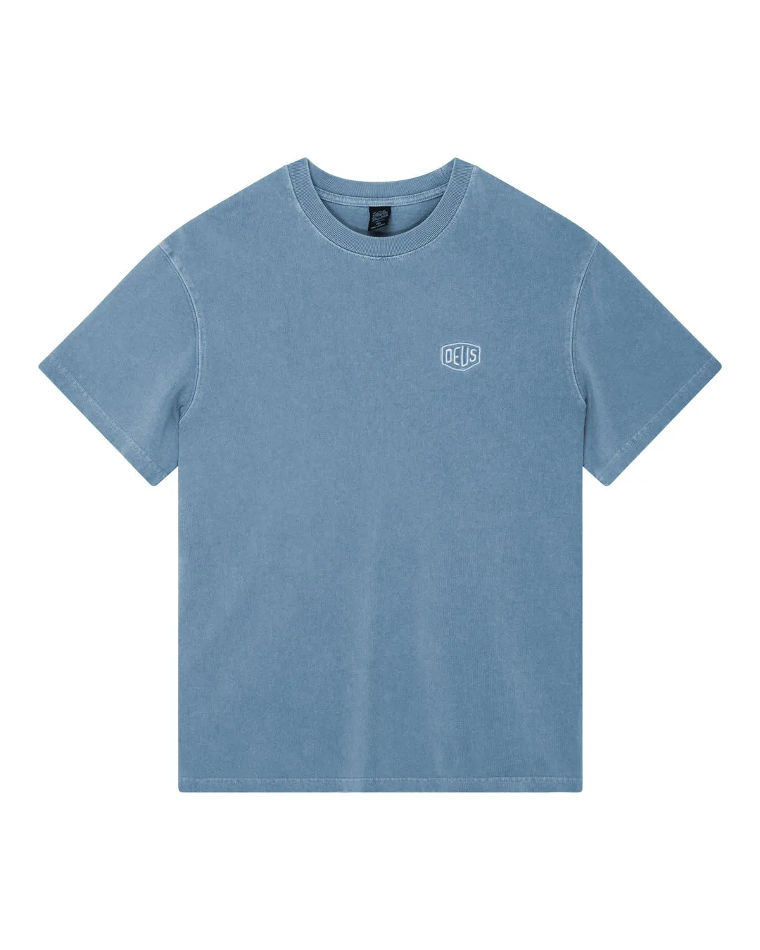 Shield Garment Dyed Tee - Legion Blue sold by Deus Ex Machina product image thumbnail 5