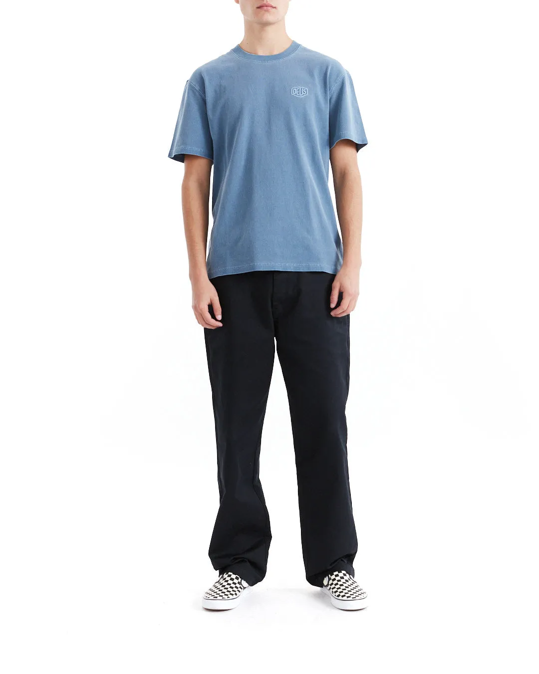 Shield Garment Dyed Tee - Legion Blue sold by Deus Ex Machina product image thumbnail 3