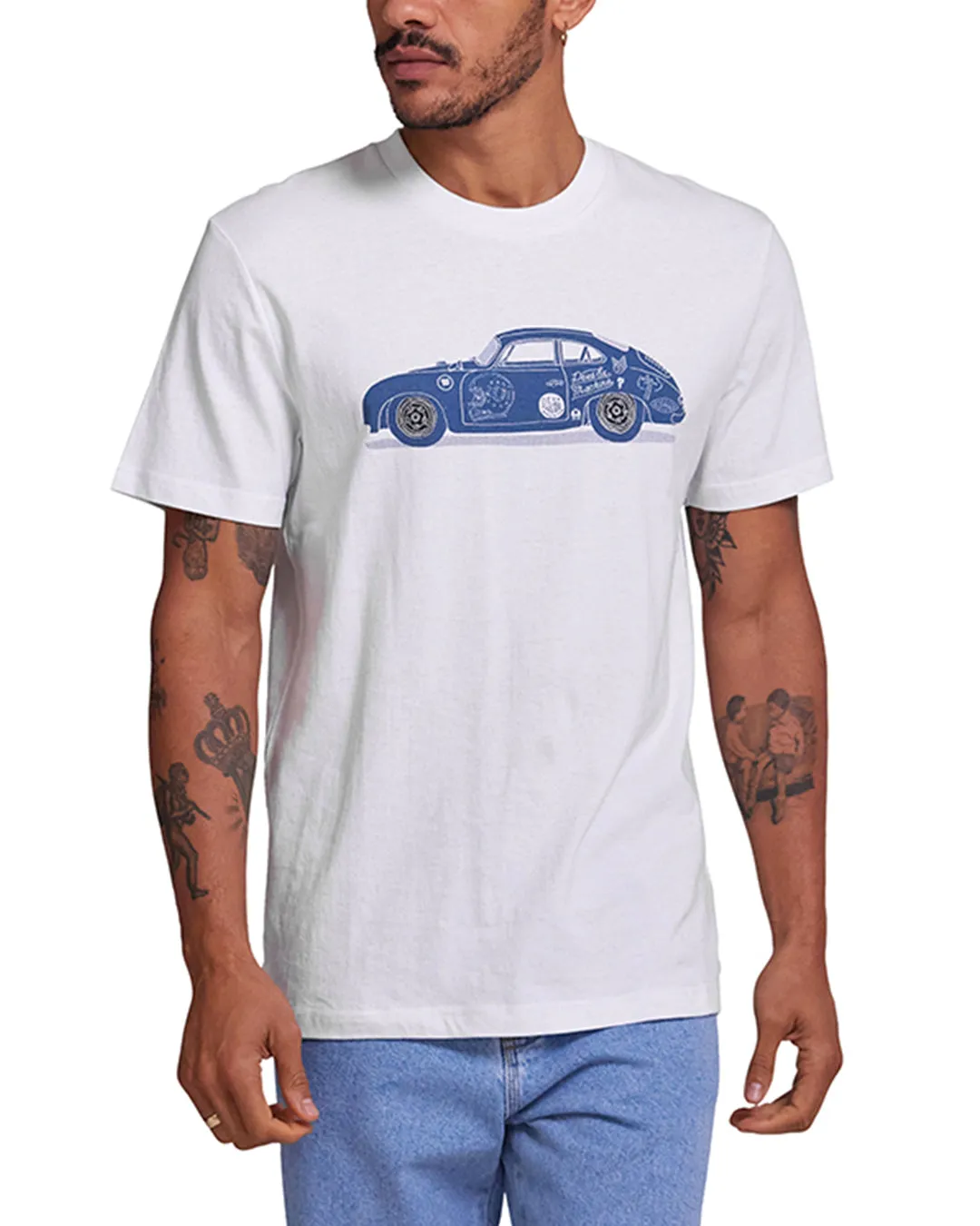 356 Porsche Tee - White sold by Deus Ex Machina product image thumbnail 5