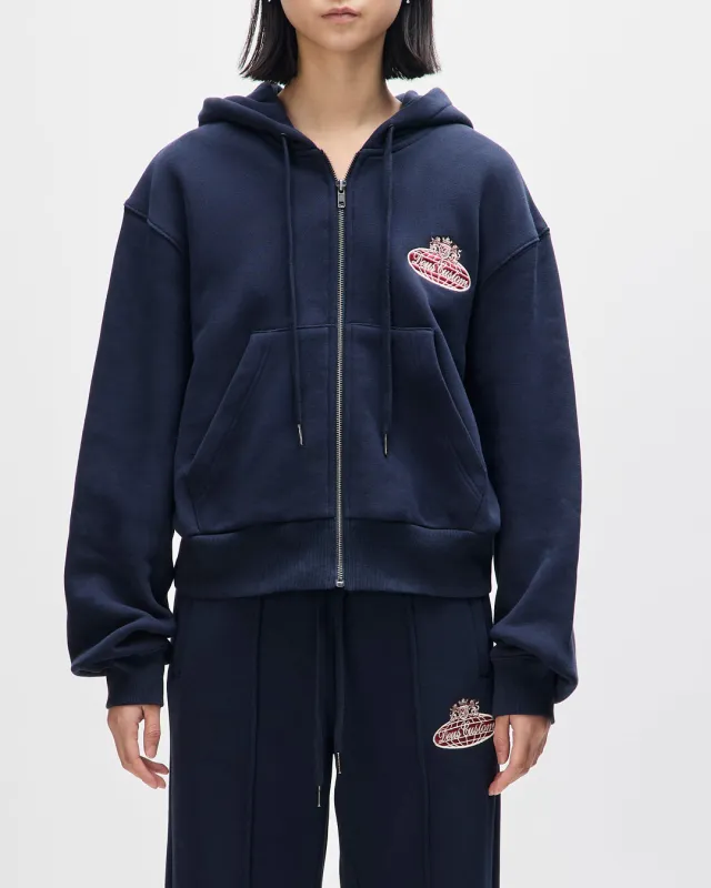 Queens Hoodie - Pageant Blue made by Deus Ex Machina