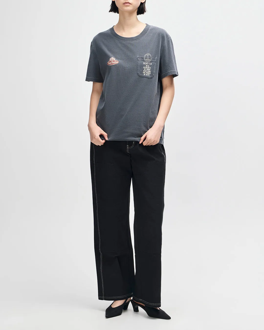 A110 Tee - Anthracite sold by Deus Ex Machina product image thumbnail 5