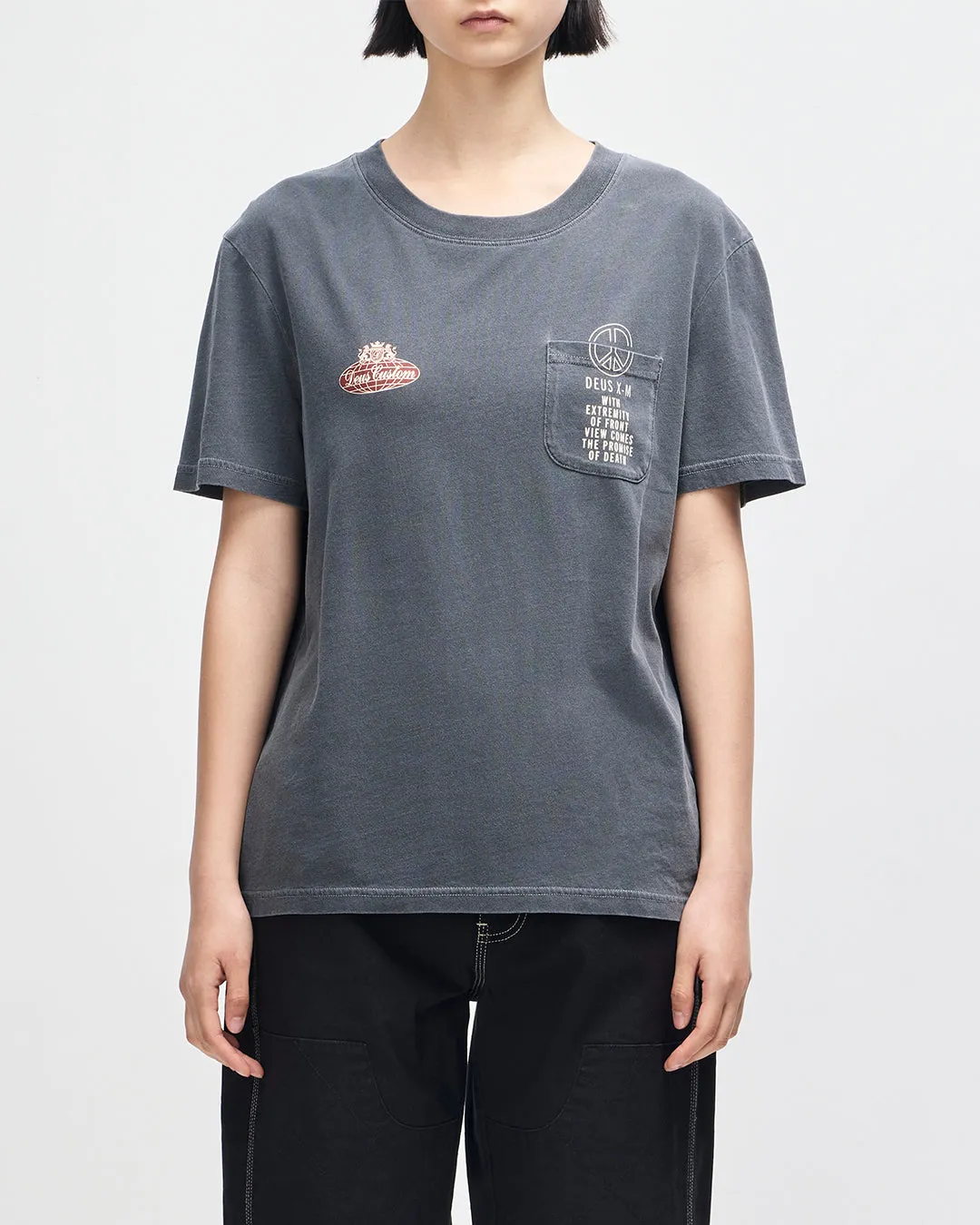 A110 Tee - Anthracite sold by Deus Ex Machina