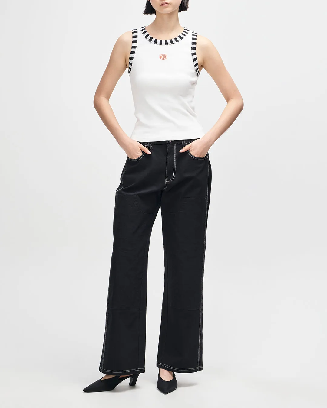 Rally Shield Tank - Antique White sold by Deus Ex Machina product image thumbnail 5