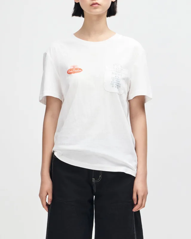 A110 Tee - White made by Deus Ex Machina