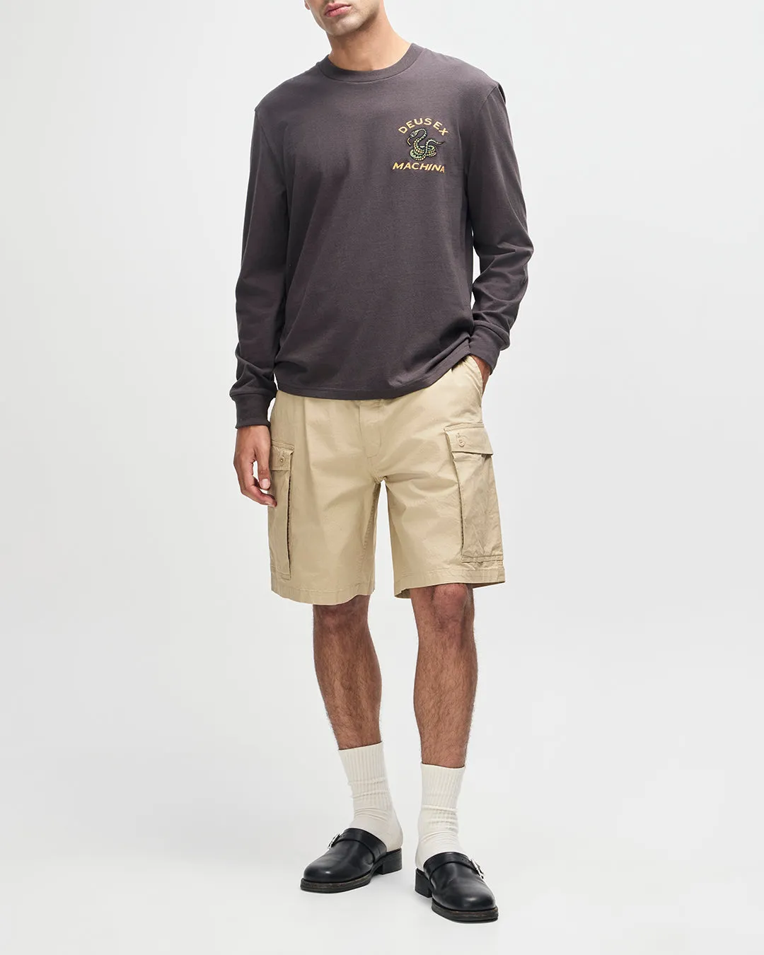 Danger Noodle Ls Tee - Anthracite sold by Deus Ex Machina product image thumbnail 5