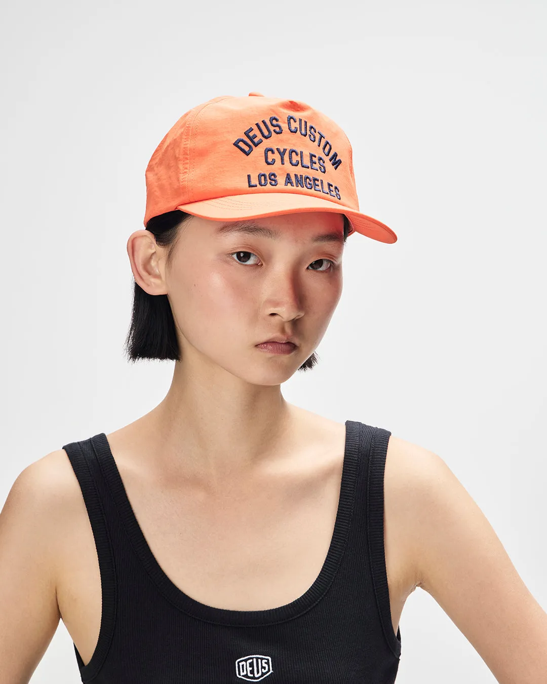 LA Ripstop Cap - Flame Orange sold by Deus Ex Machina