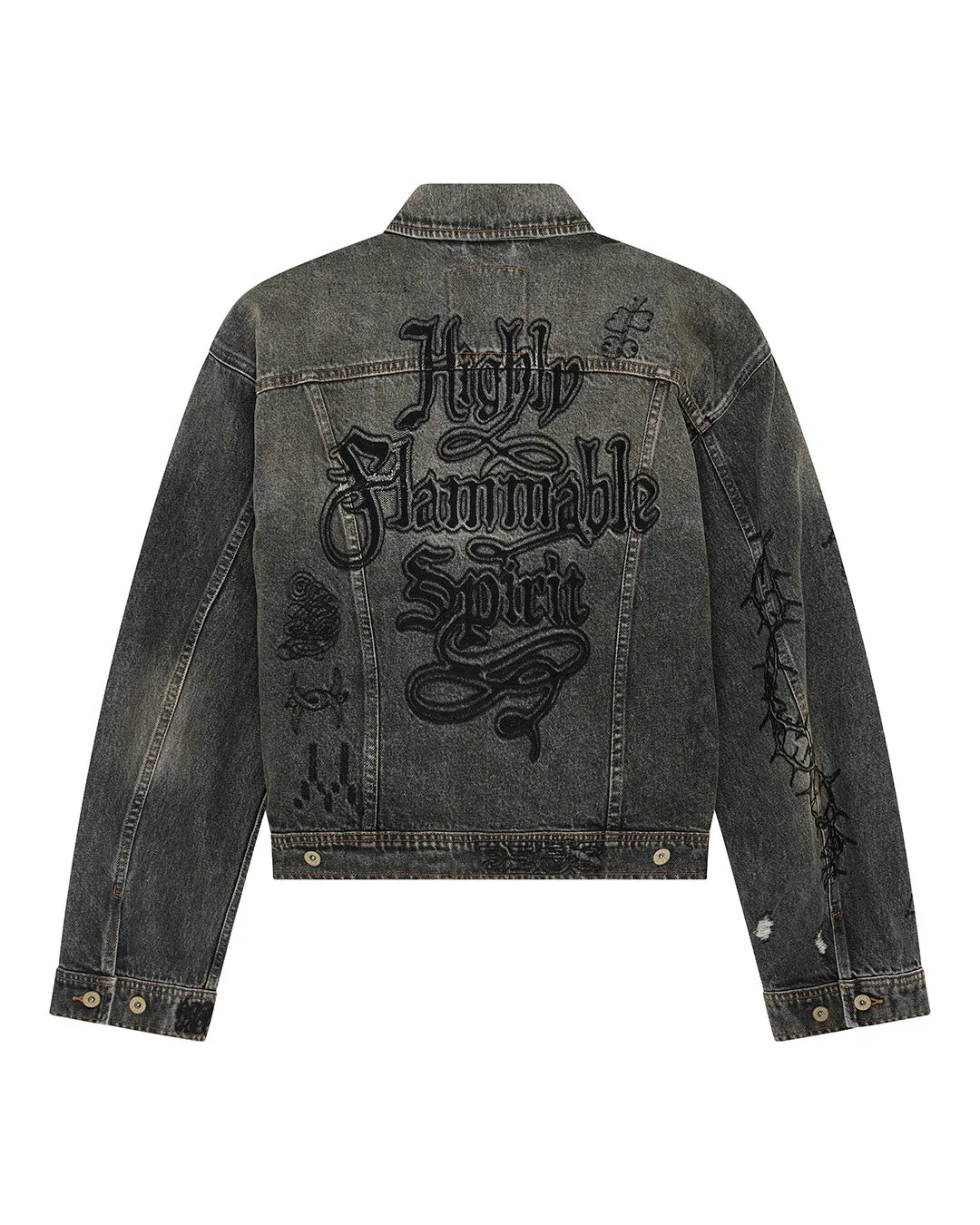 Mephistopheles Noir Jacket - Dirty Anthracite sold by Deus Ex Machina product image thumbnail 4