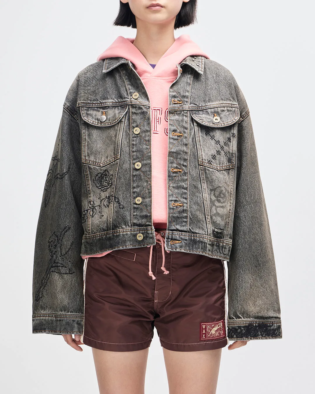 Mephistopheles Noir Jacket - Dirty Anthracite sold by Deus Ex Machina product image thumbnail 2