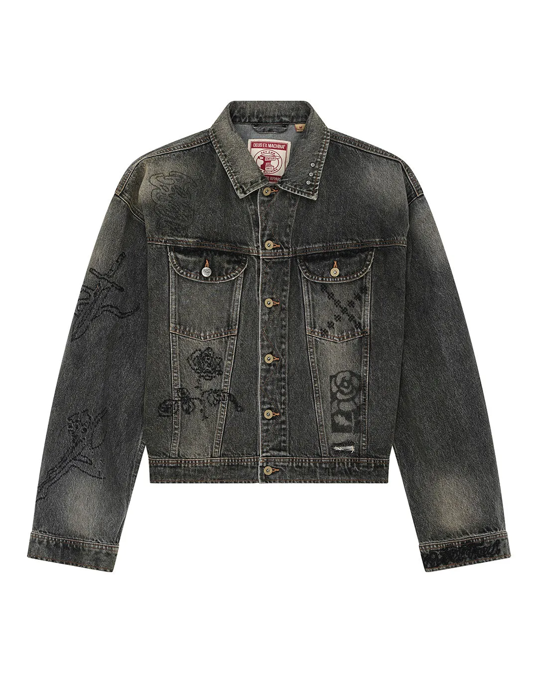 Mephistopheles Noir Jacket - Dirty Anthracite sold by Deus Ex Machina product image thumbnail 3