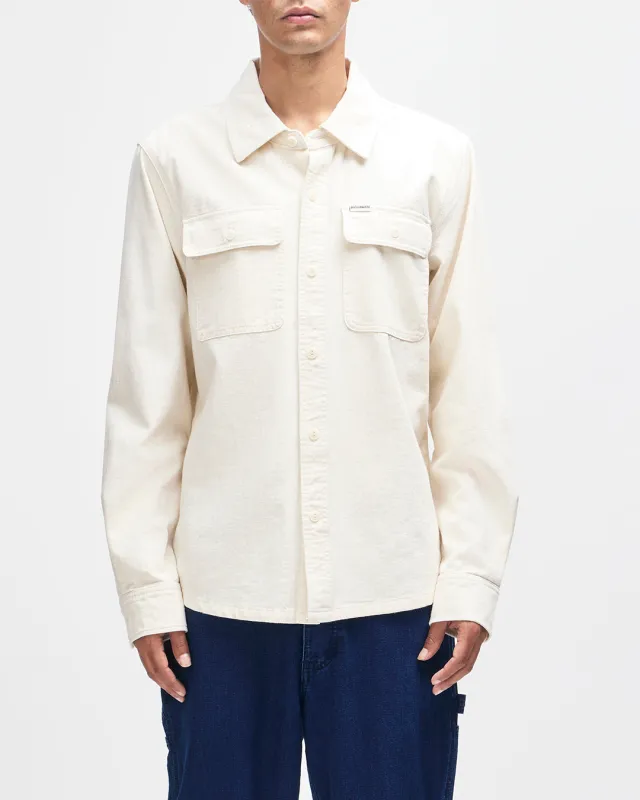 Vacay Chambray Shirt - Natural sold by Deus Ex Machina