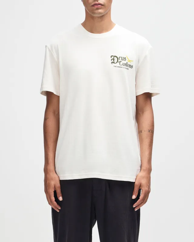 Beep-Beep Tee - Dirty White sold by Deus Ex Machina