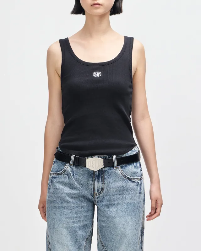 June Shield Tank - Flame Orange sold by Deus Ex Machina