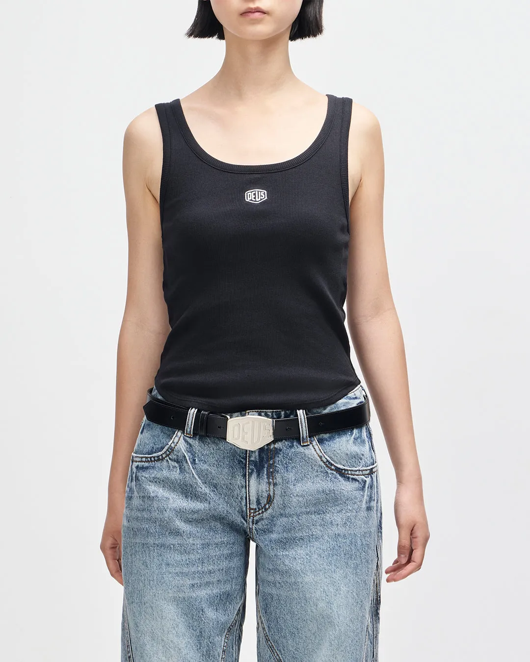 June Shield Tank - Flame Orange sold by Deus Ex Machina