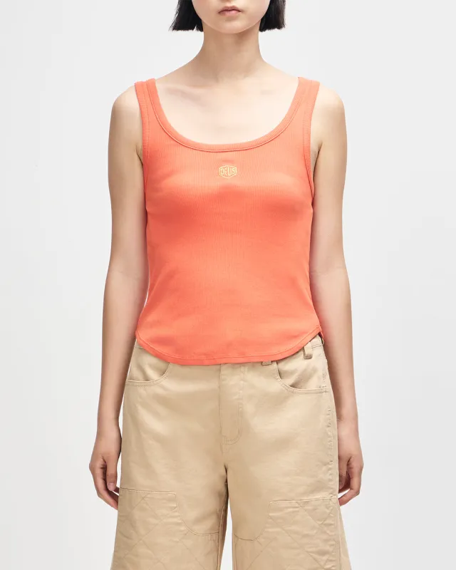 June Shield Tank - Black sold by Deus Ex Machina