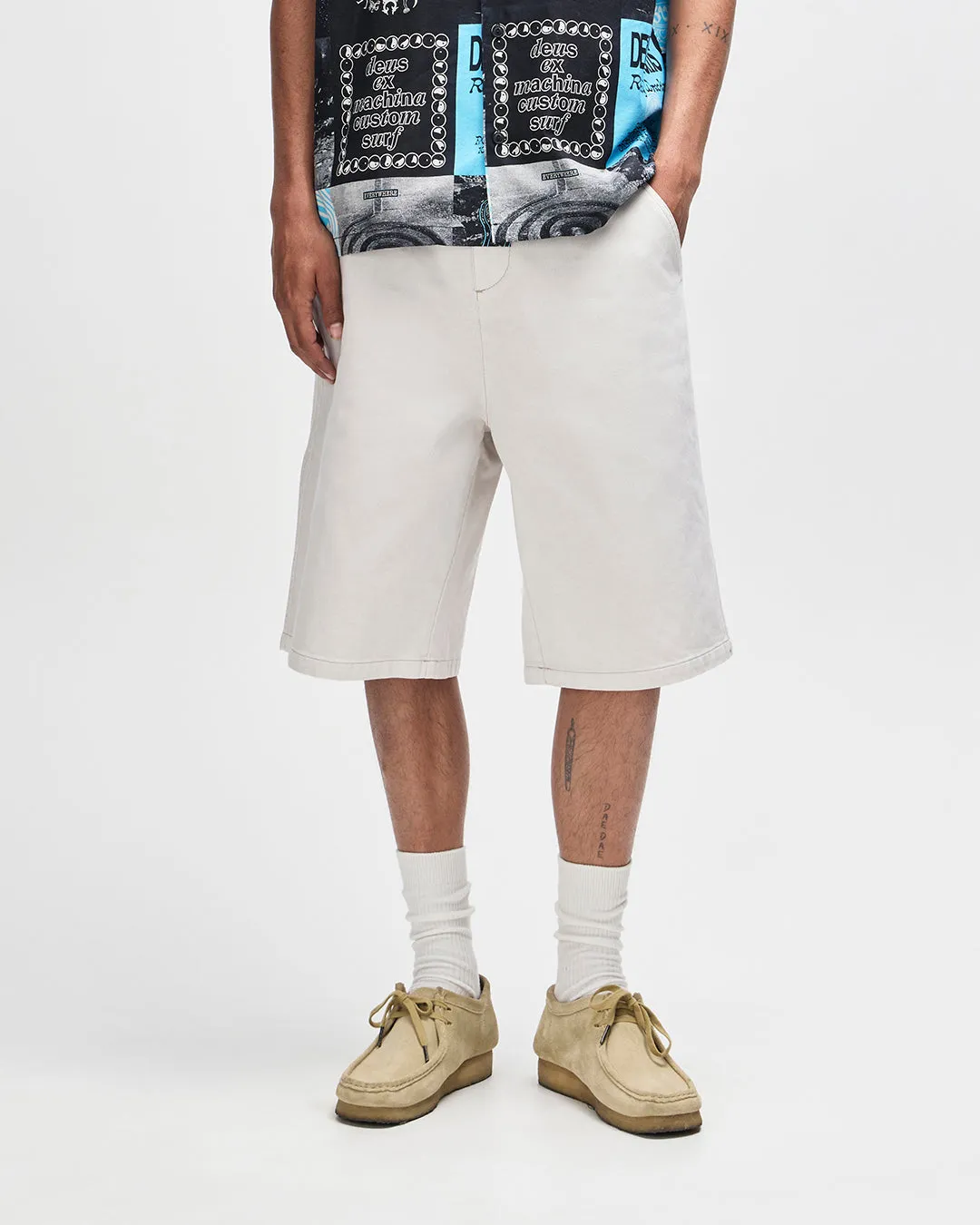 Stringer Walk Short - Dirty White sold by Deus Ex Machina