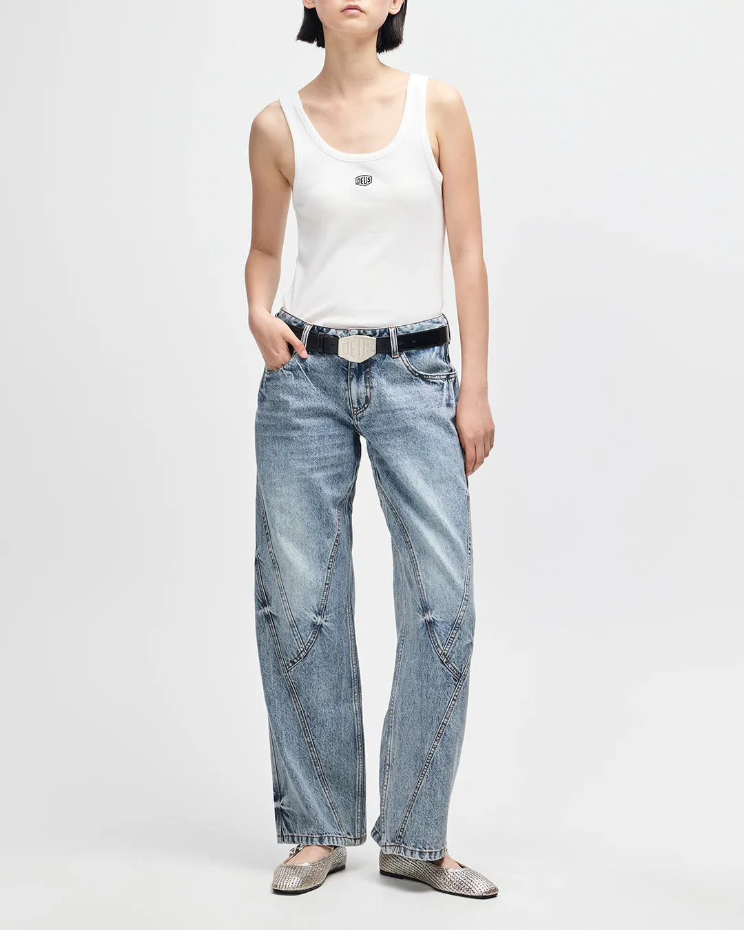 June Shield Tank - Vintage White sold by Deus Ex Machina product image thumbnail 5