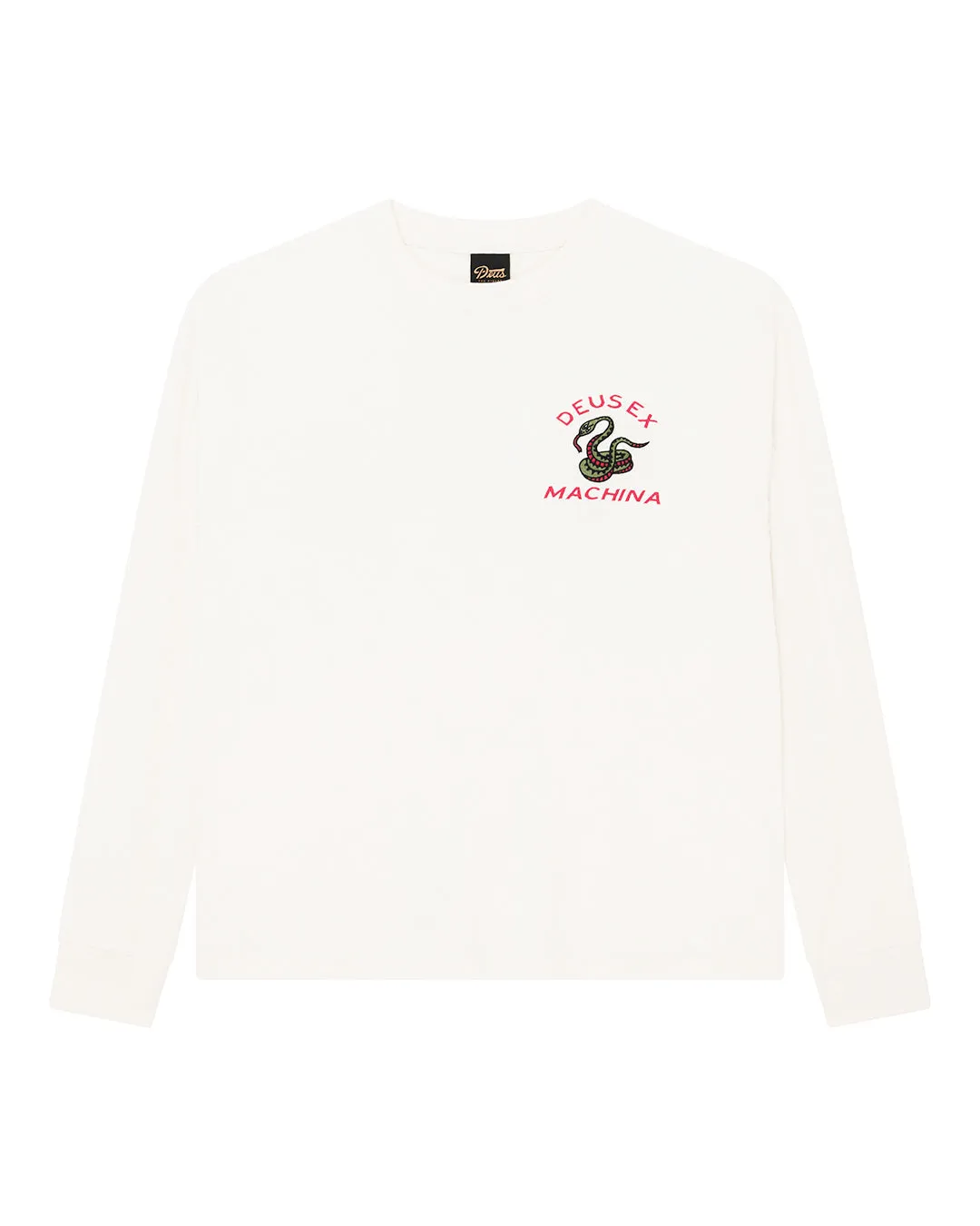 Danger Noodle Ls Tee - Dirty White sold by Deus Ex Machina product image thumbnail 3