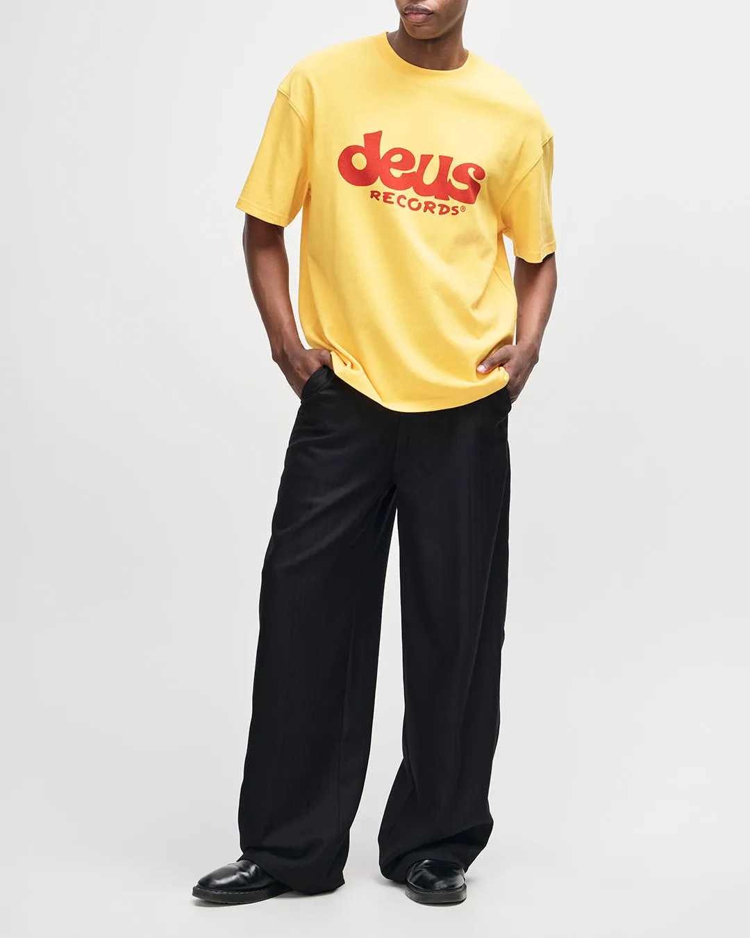 Smile Tee - Citrus Yellow sold by Deus Ex Machina product image thumbnail 5