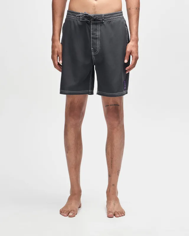 Aerial Mesh Boardshort - Anthracite made by Deus Ex Machina