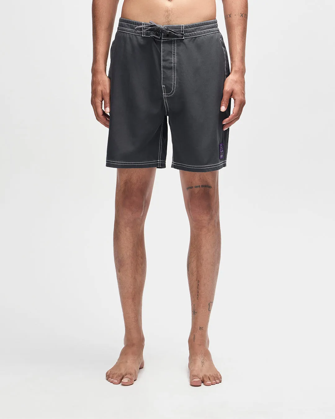 Aerial Mesh Boardshort - Anthracite sold by Deus Ex Machina